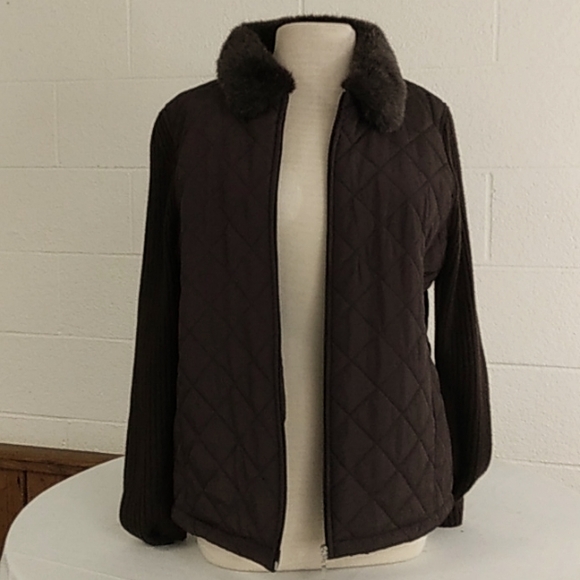 Ladies bydesign brown Jacket,Sz XL - Picture 6 of 6